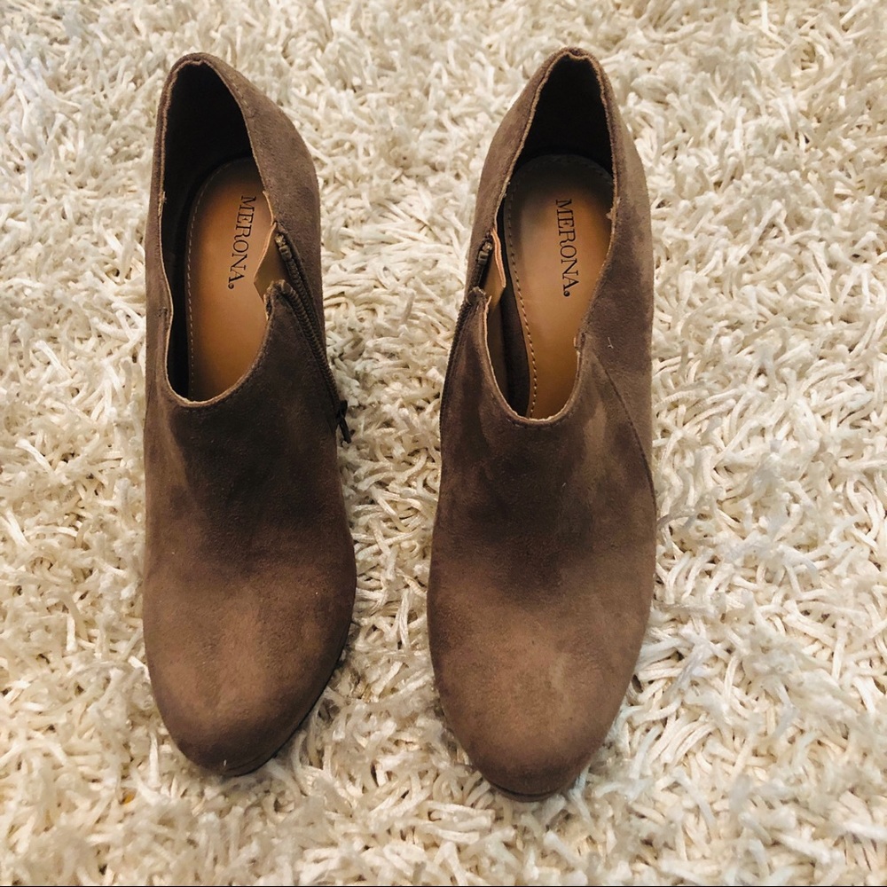Suede booties - Picture 3 of 4